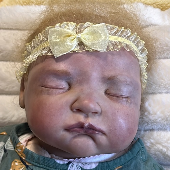 “Stella” reborn doll by Melody Hess. Signed body. EC. LIMITED EDITION of 250 - Picture 5 of 17